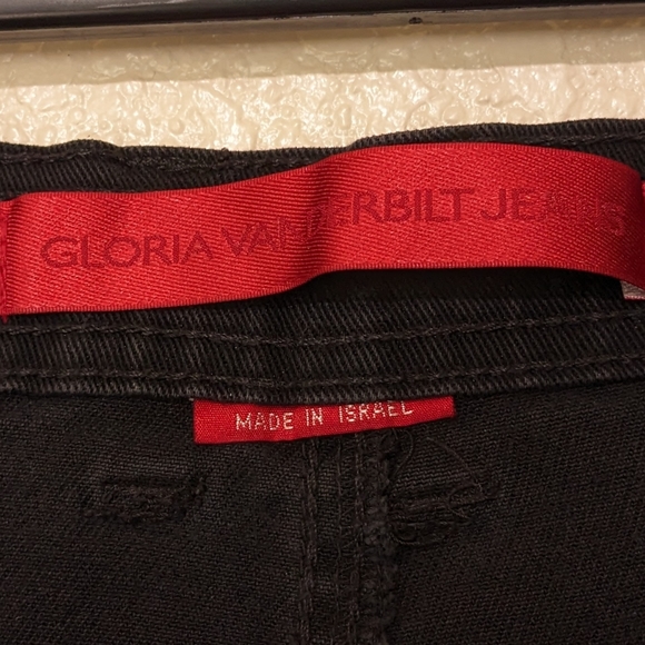 Gloria Vanderbilt Amanda Stretchy black jeans in size 12 tall - Picture 6 of 7